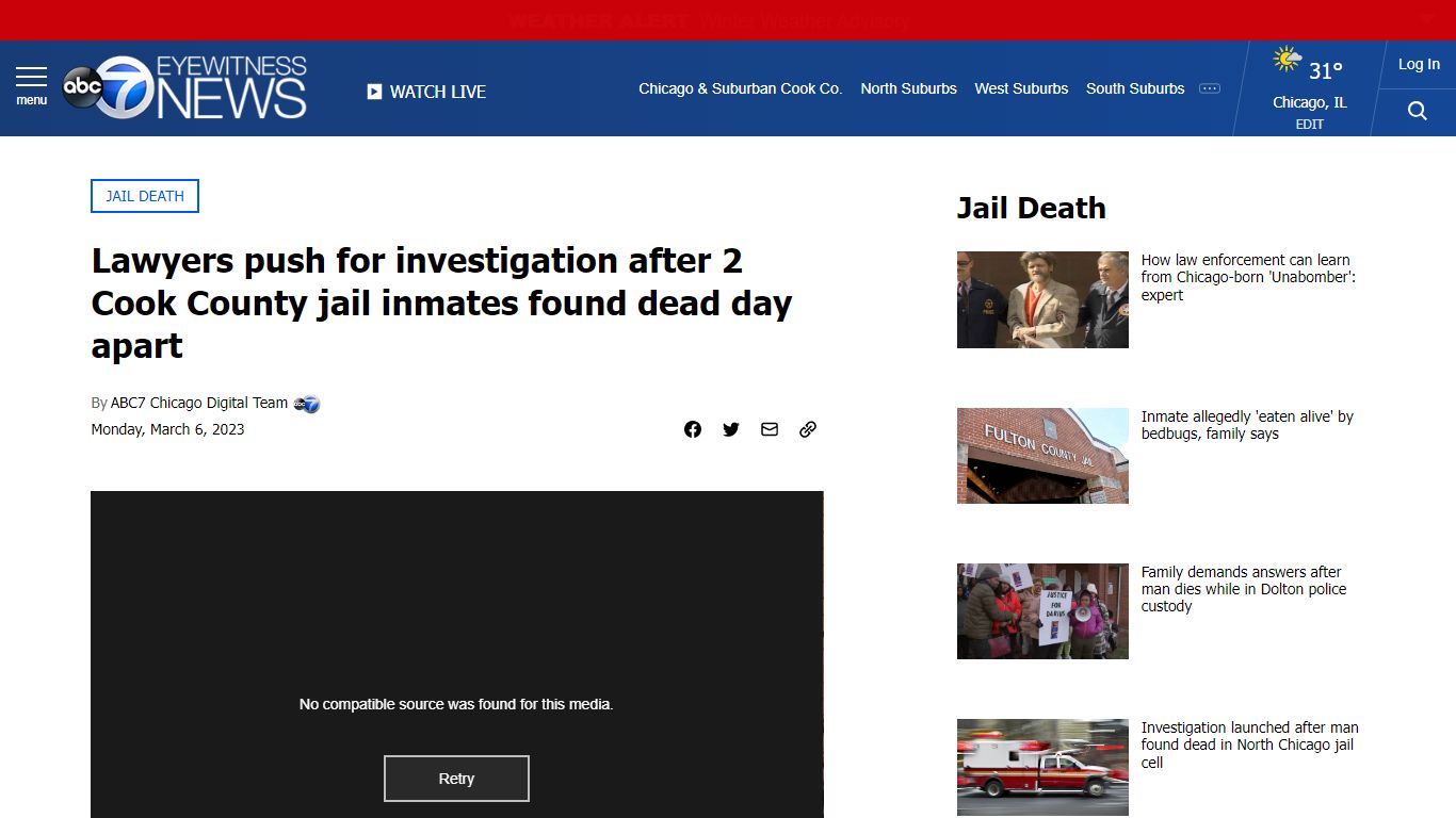 Cook County jail inmate deaths: Marvell Reasonover, Melvin Turner found ...